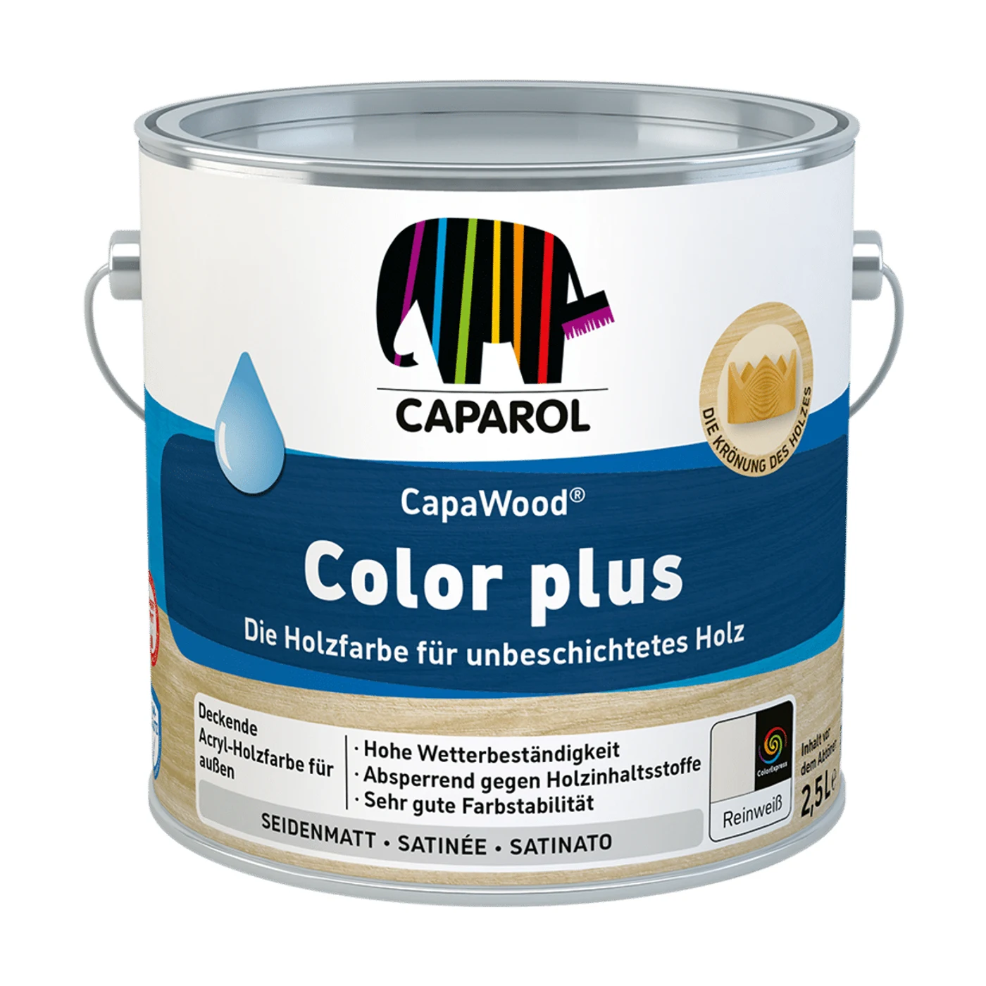 Caparol CapaWood Color plus Holzfarbe Wunschfarbton – Packshot Hersteller