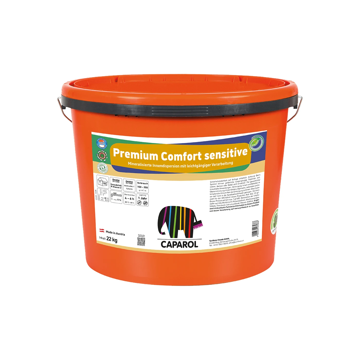 Caparol Premium Comfort sensitive Innenfarbe – Packshot Hersteller