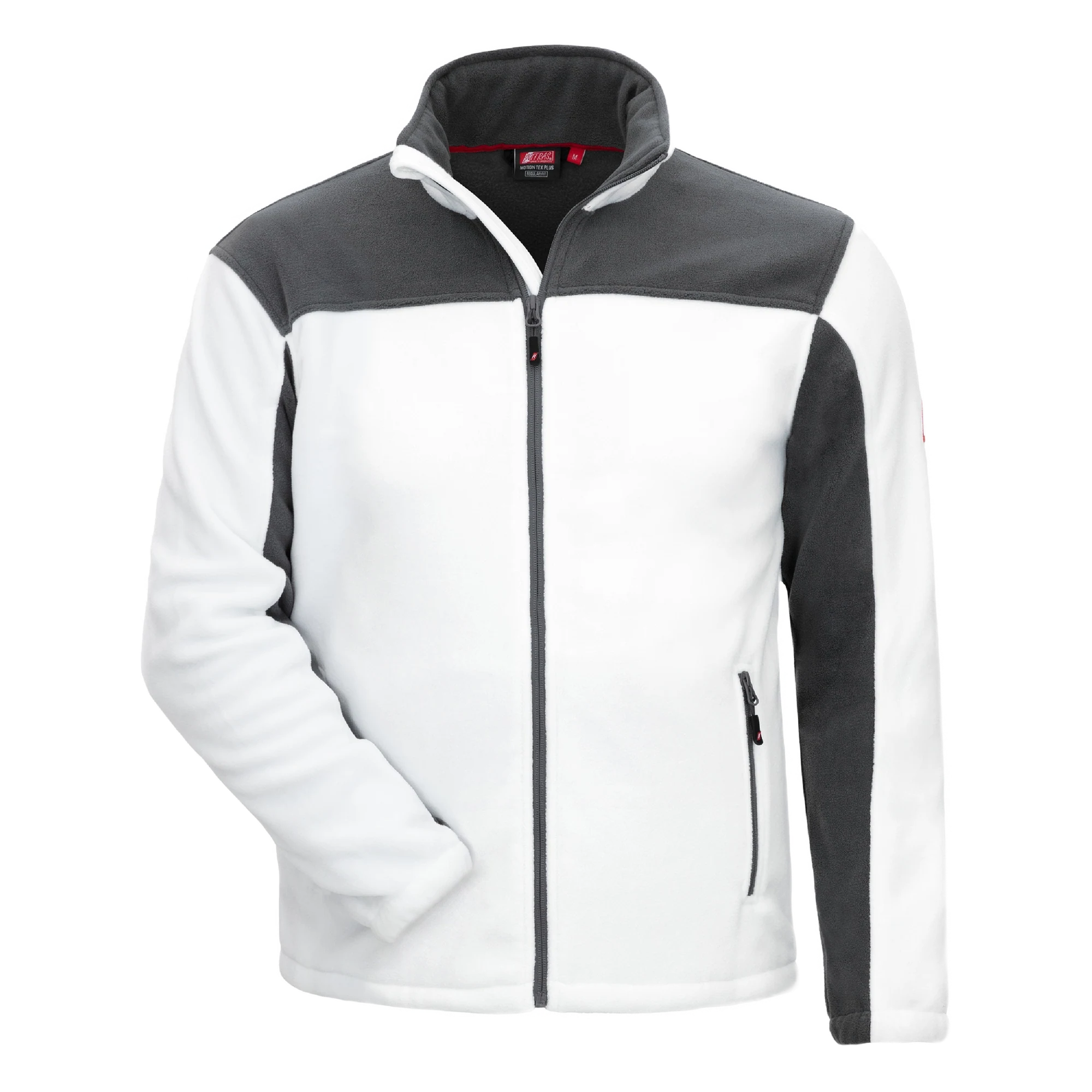 NITRAS Fleece-Jacke weiß