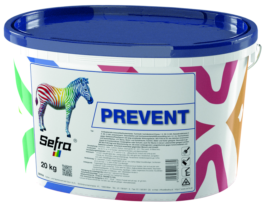 SEFRA Prevent Innenfarbe mit Schimmelschutz