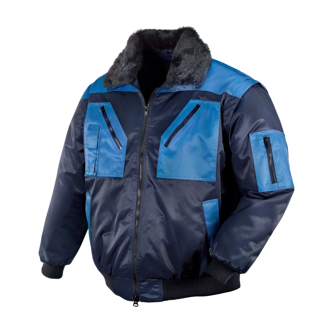 teXXor Pilotenjacke 4 in 1 Funktion marine / kornblau
