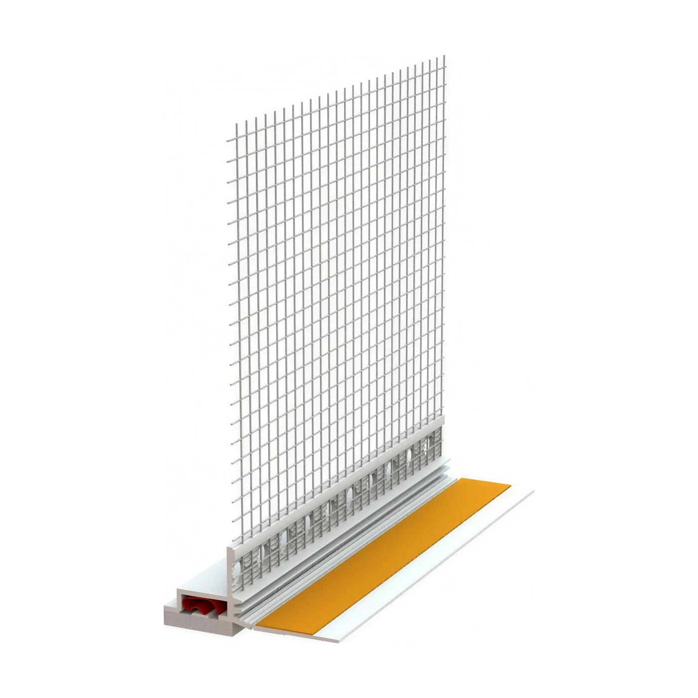 MIXFIX Anputzleiste 3D Standard PRO 2,4 m – mit Gewebe, Klasse III