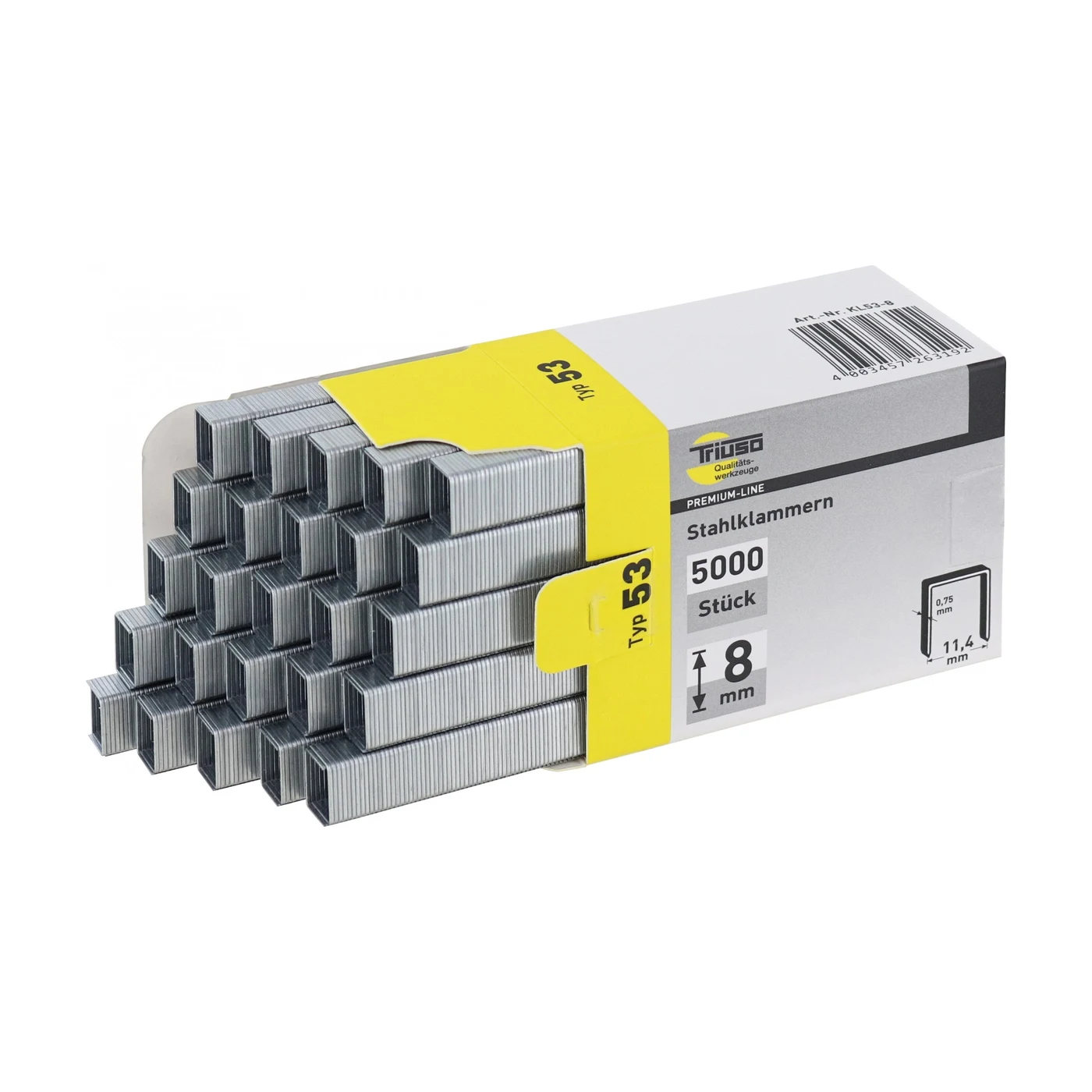Premium-Line Tackerklammern Typ 53 8-10 mm