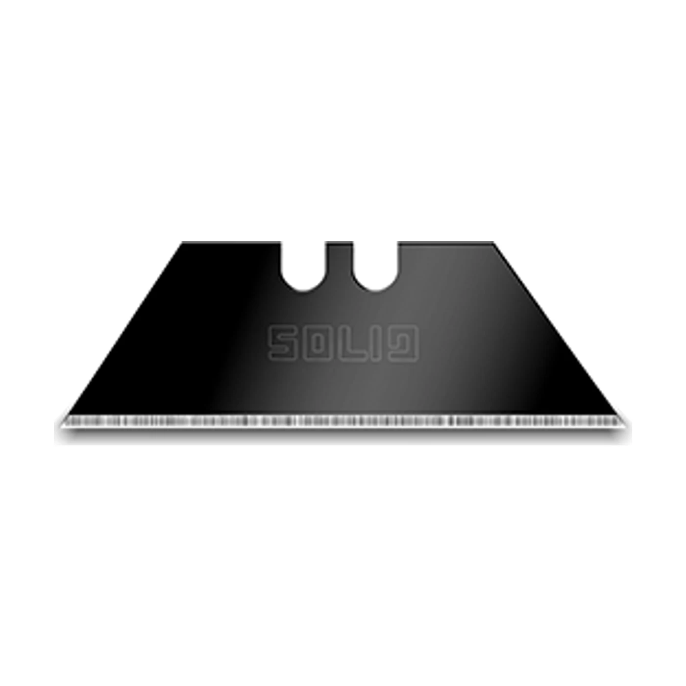 SOLID 10Stk. Teppichmesser Trapezklingen schwarz