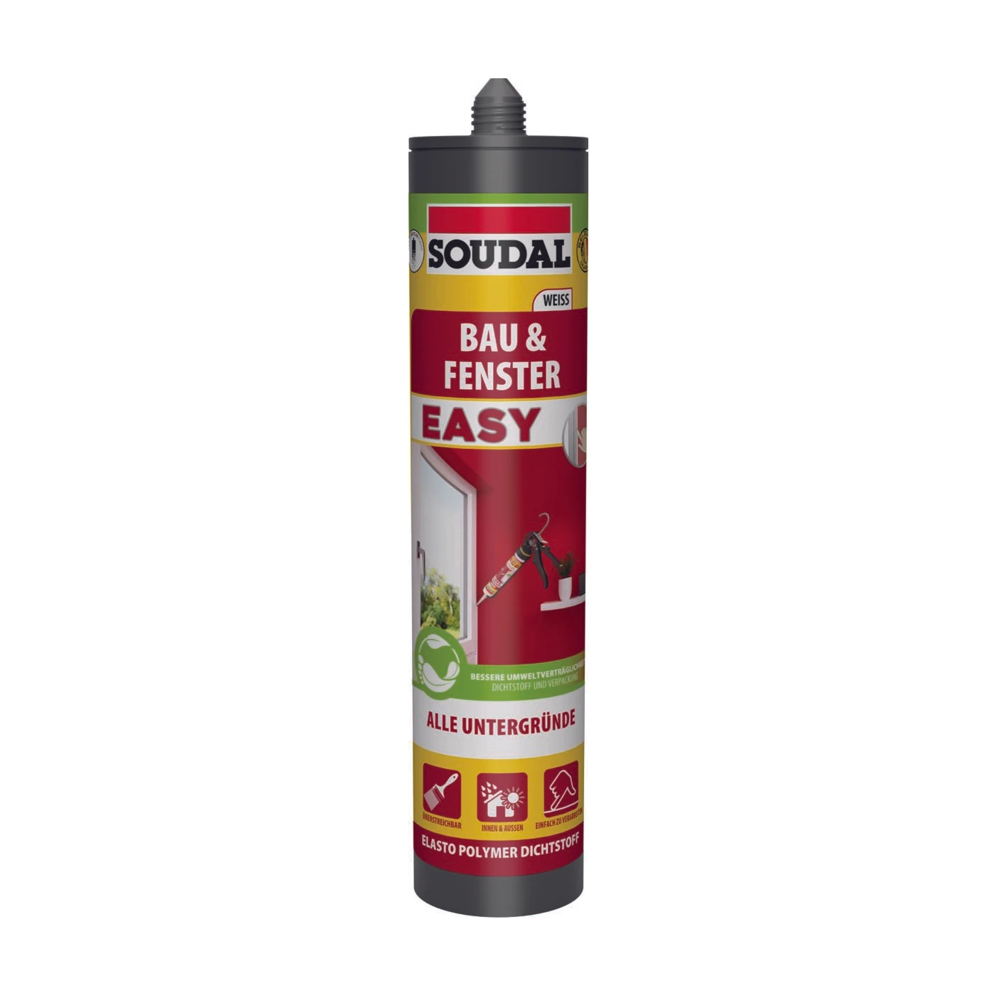 Soudal Bau- & Fensterdichtstoff Easy weiß 290ml