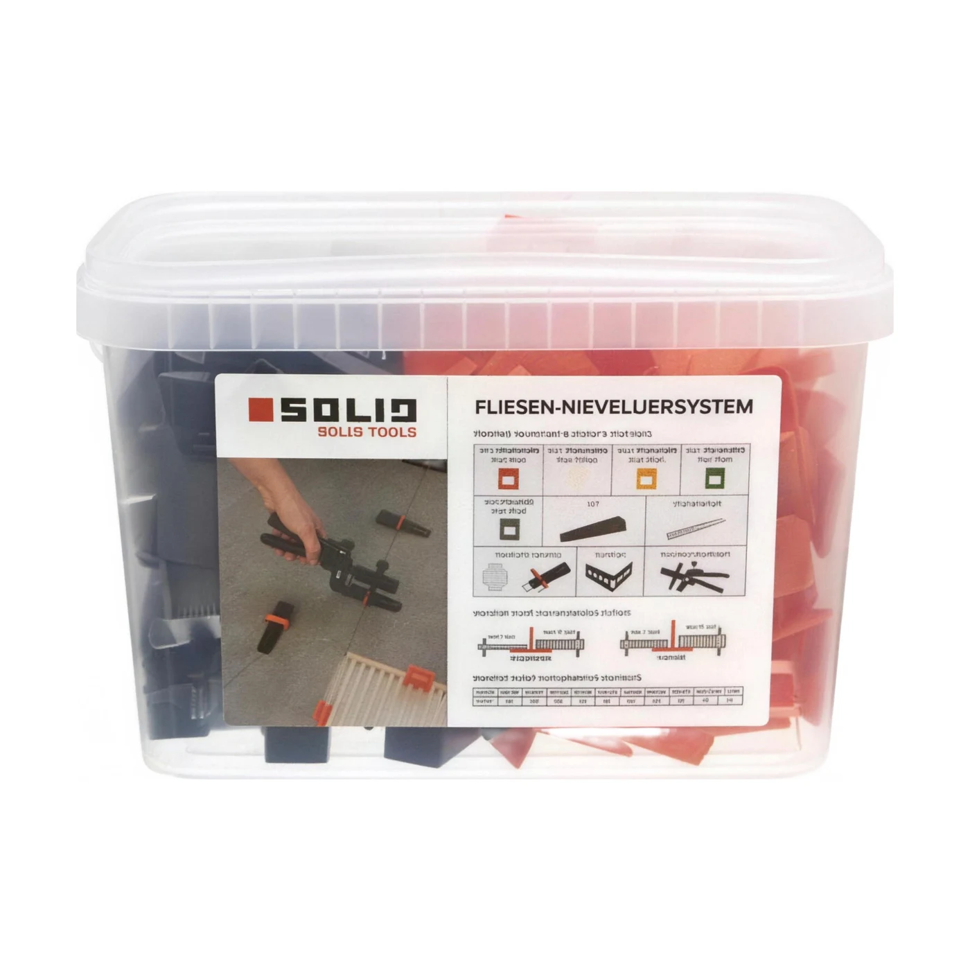 SOLID Nivelliersystem - Starterset 151tlg.