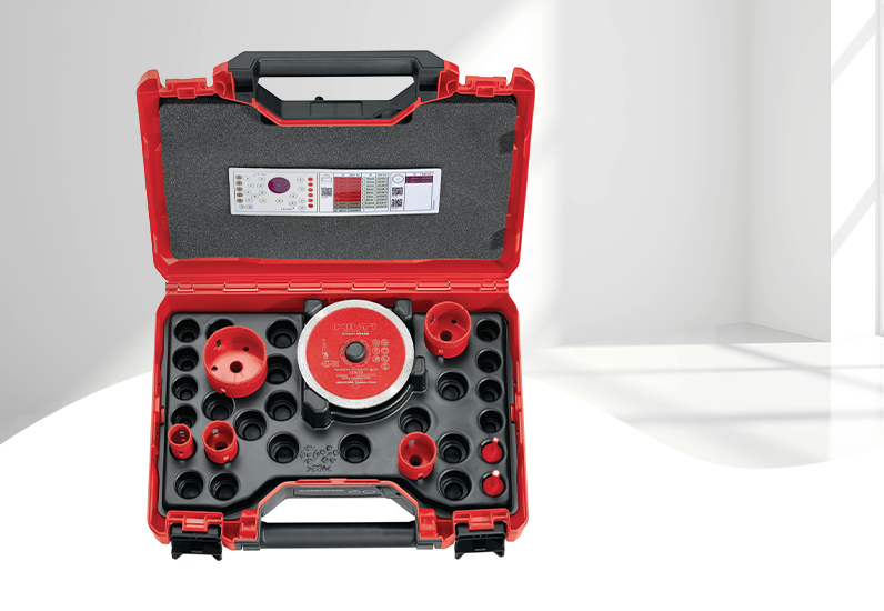 HILTI Fliesenbohrer und -scheibe M14 Set 10tlg. HILTI Fliesenbohrer und -scheibe M14 Set 10tlg.