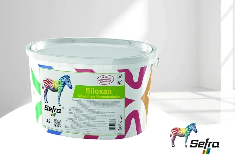Sefra Siloxan Silikonharz Fassadenfarbe